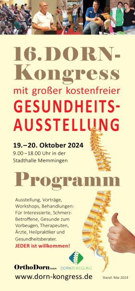 Programmheft DORN-Kongress 2024 Cover